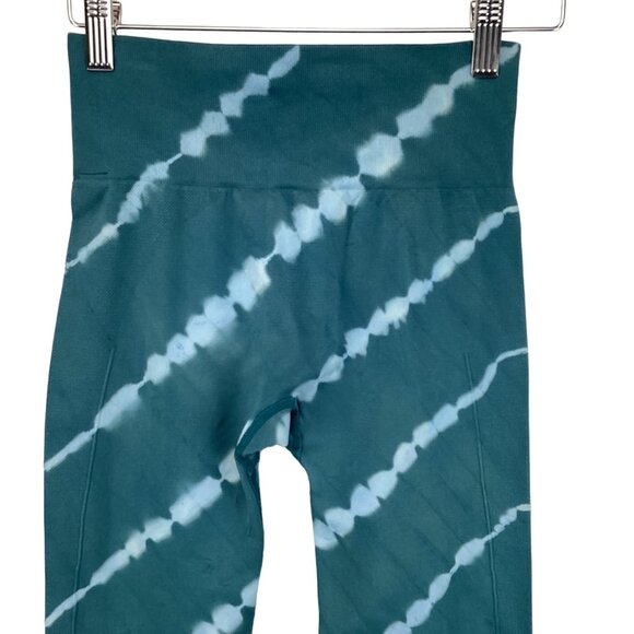 Tory Burch Size Small High-Rise Shibori Seemless Leggings Tie-Dye‎ High-Rise - Picture 9 of 11